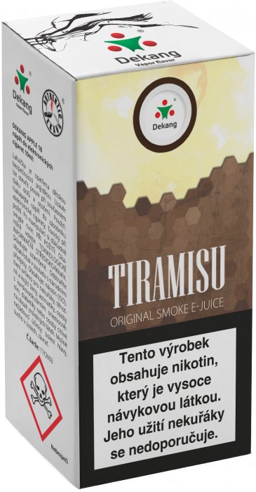 Liquid Dekang Tiramisu (Tradiční italský dezert) - 10ml - Nikotin: 18mg