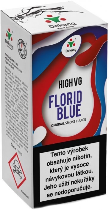 Liquid Dekang High VG Florid Blue   (Ledové borůvky) - 10ml - Nikotin: 3mg