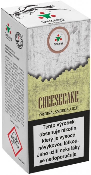 Liquid Dekang Cheesecake (Tvarohový koláč) - 10ml - Nikotin: 18mg