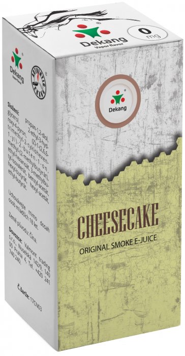Liquid Dekang Cheesecake (Tvarohový koláč) - 10ml - Nikotin: 0mg