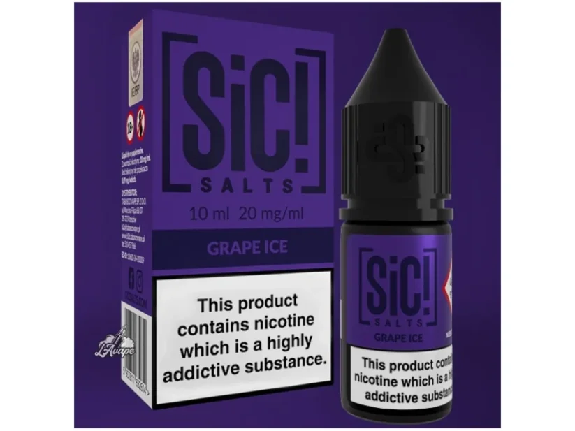 Sic! Salts - Grape ICE 10ml 20mg