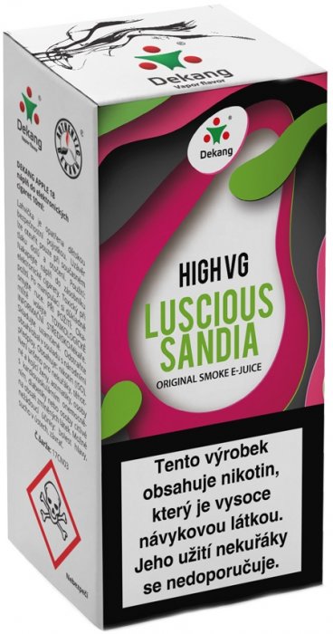 Liquid Dekang High VG Luscious Sandia   (Vodní meloun) - 10ml - Nikotin: 3mg