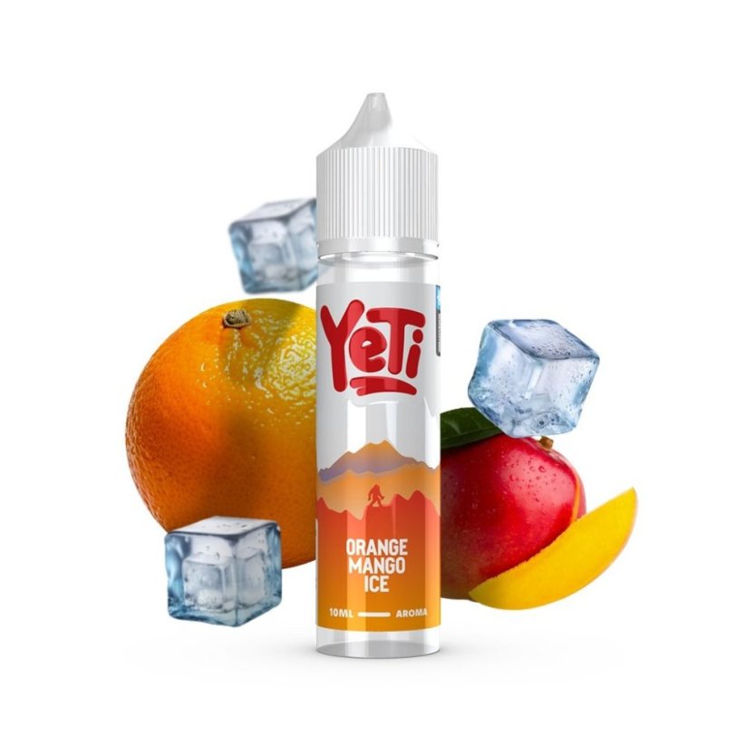 Příchuť Yeti Summit Series S&V: Orange Mango Ice (Ledový pomeranč a mango)