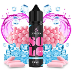 Příchuť Bombo Solo Juice SV 15ml Bubblegum Ice (Sladká žvýkačka na ledu)