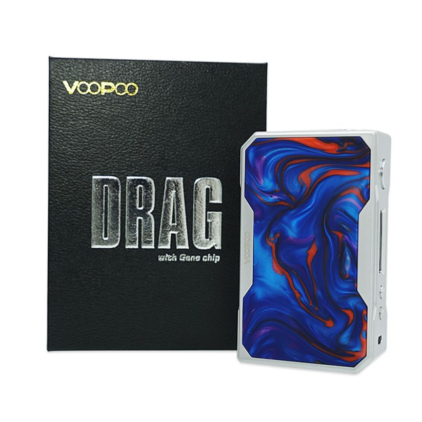VOOPOO DRAG 157W TC Box MOD Silver - Resin Edition