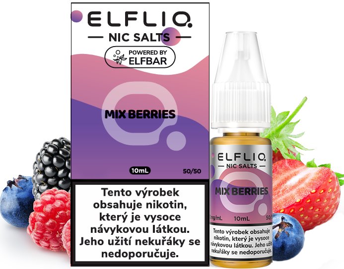 Liquid ELFLIQ Nic SALT Mixed Berries 10ml