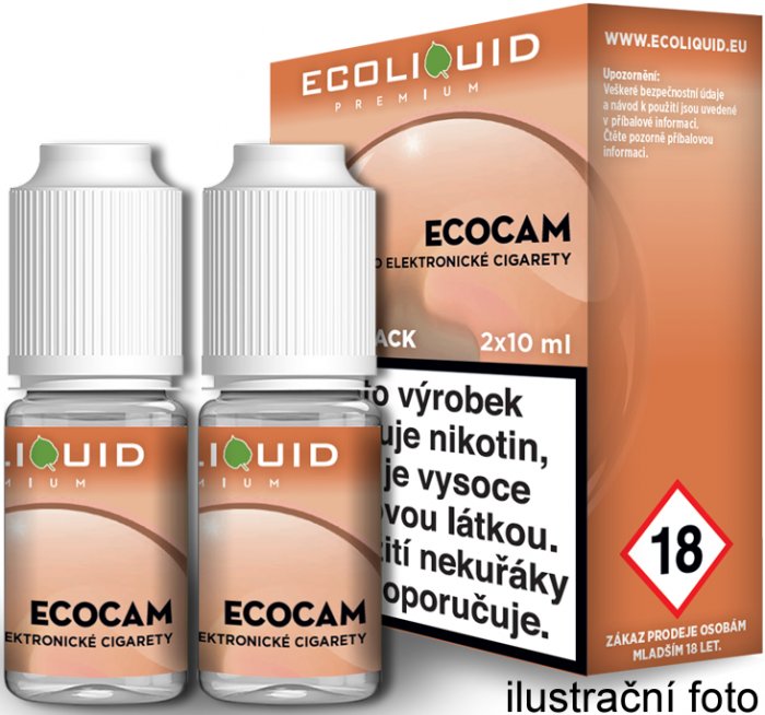 Liquid Ecoliquid Premium 2Pack ECOCAM - 2x10ml - Nikotin: 18mg