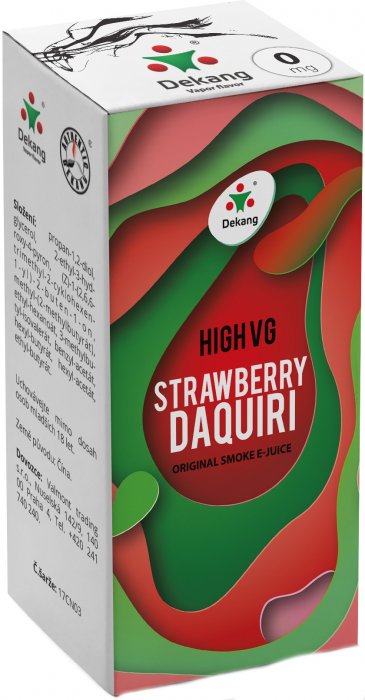 Liquid Dekang High VG Strawberry Daquiri    - 10ml - Nikotin: 0mg