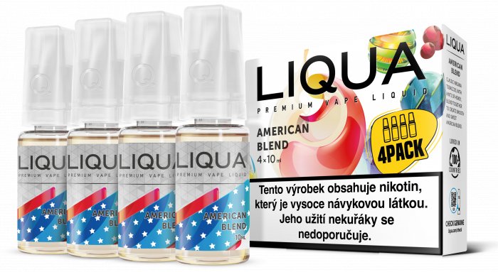Liquid LIQUA Elements 4Pack American Blend 4x10ml- (Americký míchaný tabák)