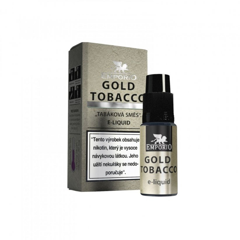 E-liquid Emporio Gold Tobacco 10ml - Nikotin: 18mg