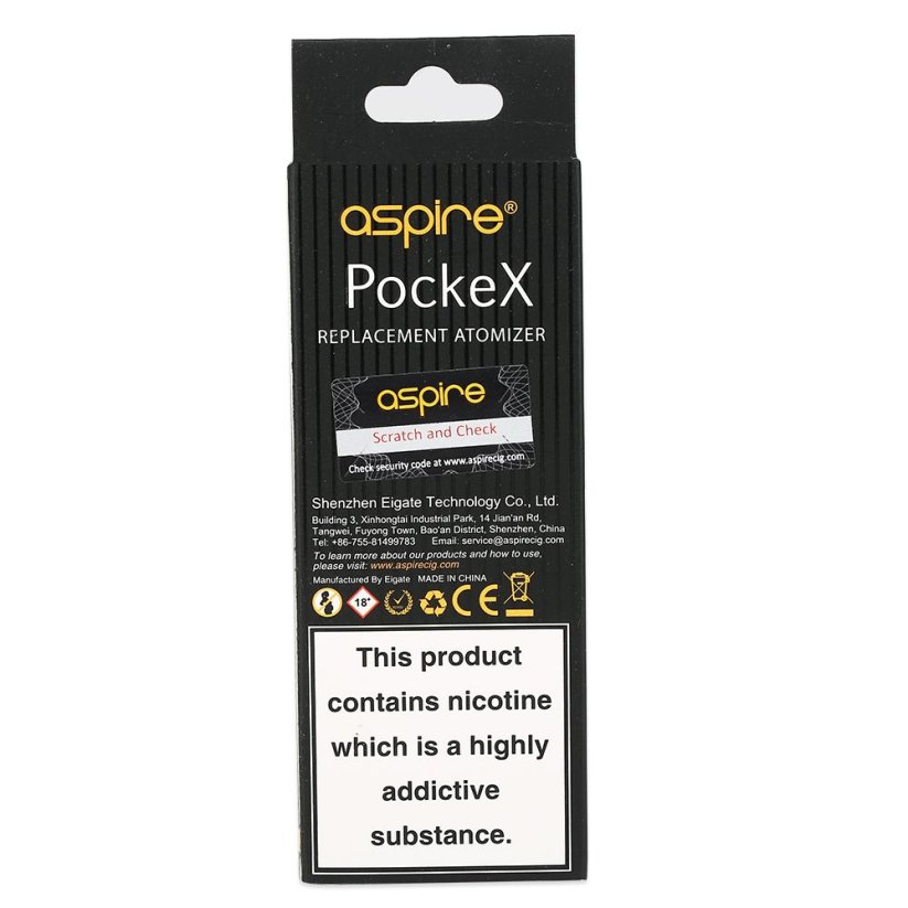 Žhavící hlava pro Aspire PockeX