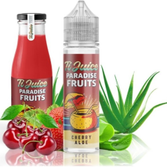 Příchuť Paradise Fruits Shake and Vape Cherry Aloe (Třešeň, jahoda a aloe vera)