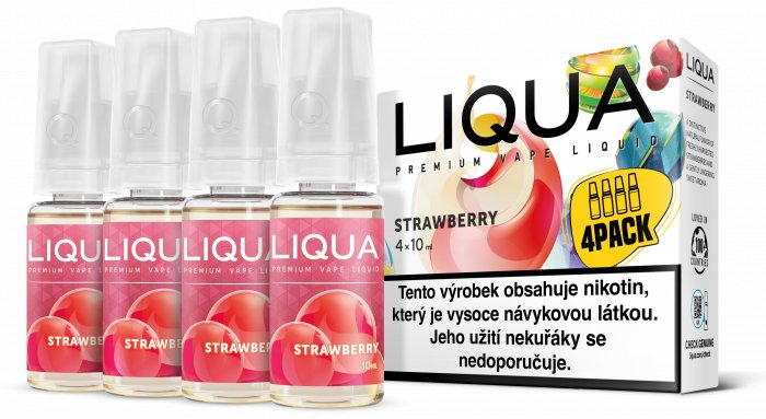 Liquid LIQUA Elements 4Pack Strawberry 4x10ml(Jahoda)